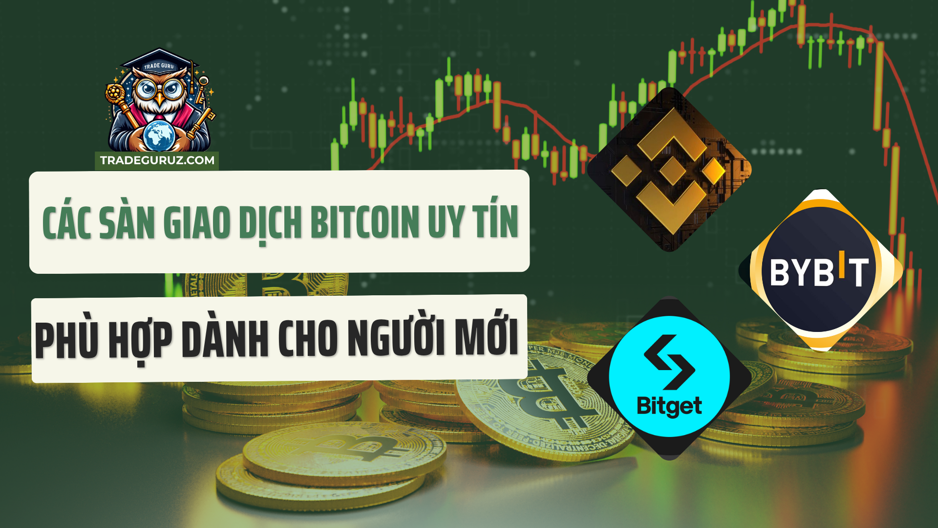Các sàn giao dịch Bitcoin uy tín, phù hợp dành cho người mới